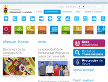 Tablet Screenshot of lospalacios.org